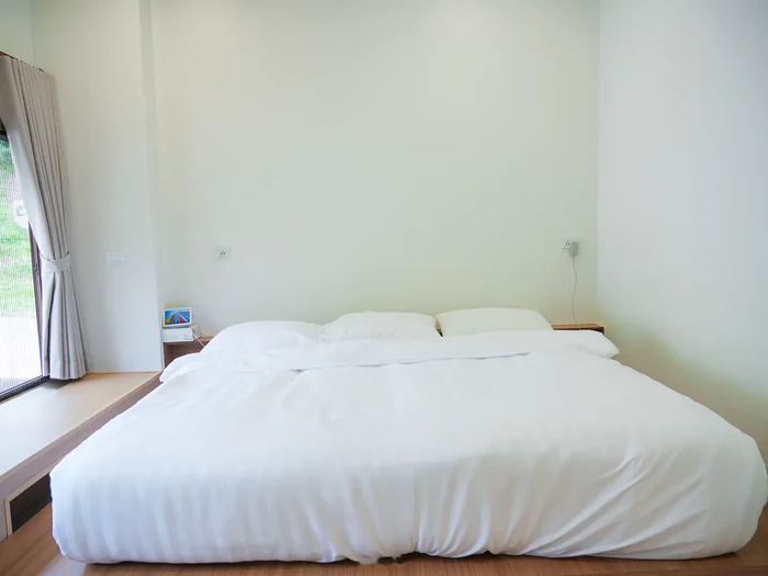 ห้องนอน บรรยากาศเรียบสบาย